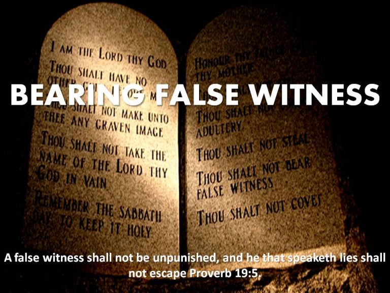 bearing-false-witness